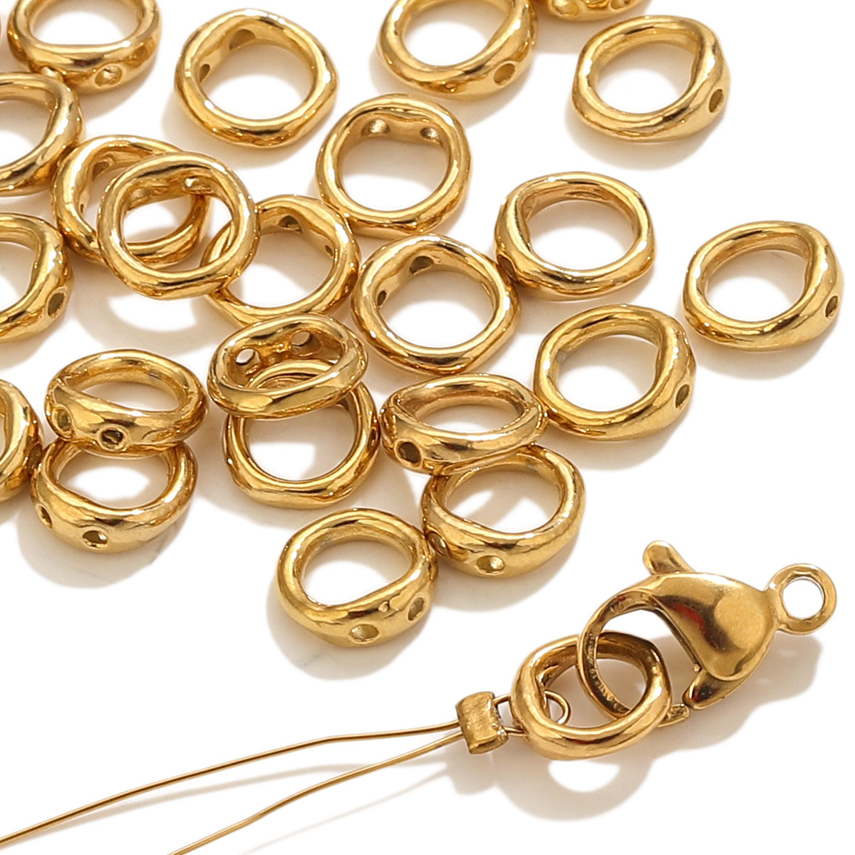 Jewelry Making Essentials - 20 Buah Kait Konektor Ujung Gesper