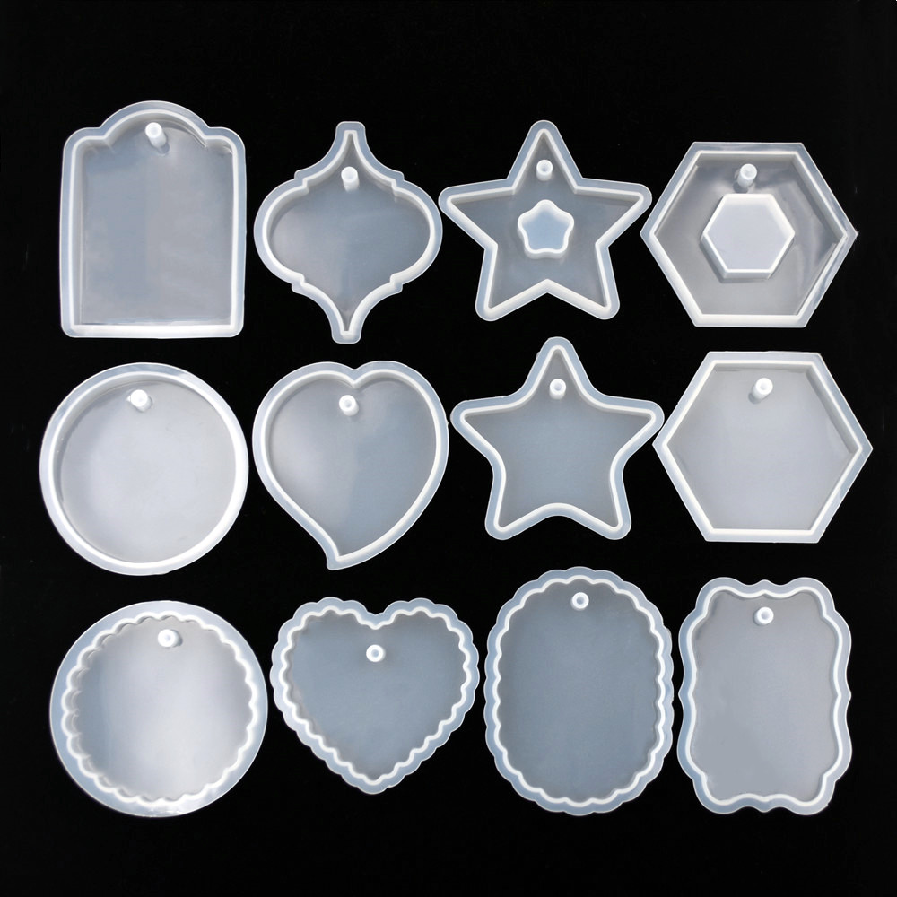 Jewelry Making Techniques - 1 Buah Cetakan Silikon Tag Resin