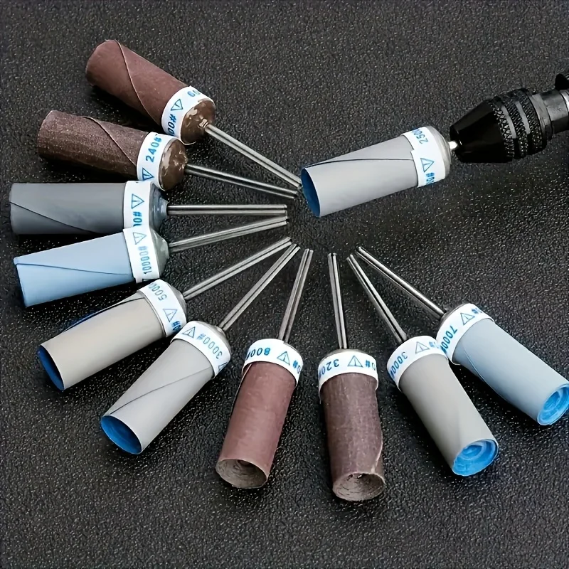 Jewelry Making Rotary Tool - 3-7 Buah Stik Amplas 80-1000 Grain