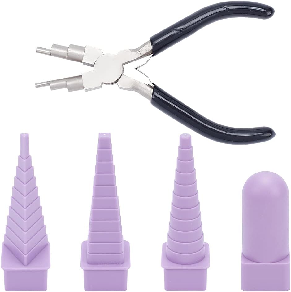 Jewelry Making Rotary Tool - Set Tang Perhiasan 5-in-1 dengan Mandrel
