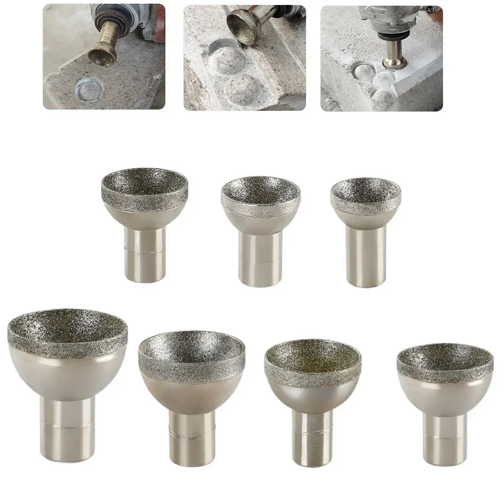 Jewelry Making Rotary Tool - Diamond Ball Burr 20-50mm Ujung Bulat