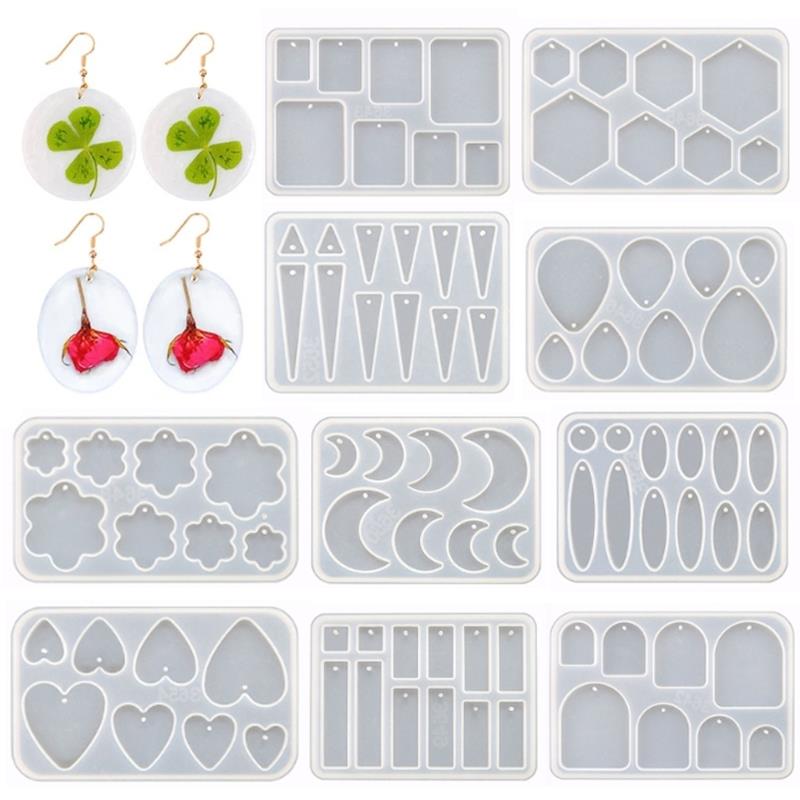 Jewelry Making Techniques - Anting silikon cetakan anting Resin cetakan