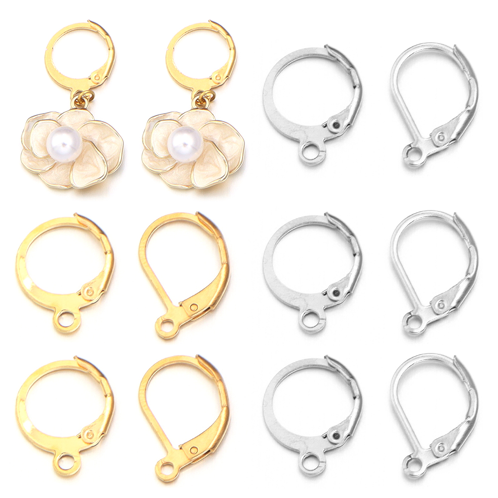 Jewelry Making Essentials - 20 Buah/Lot Kait Telinga Baja Tahan