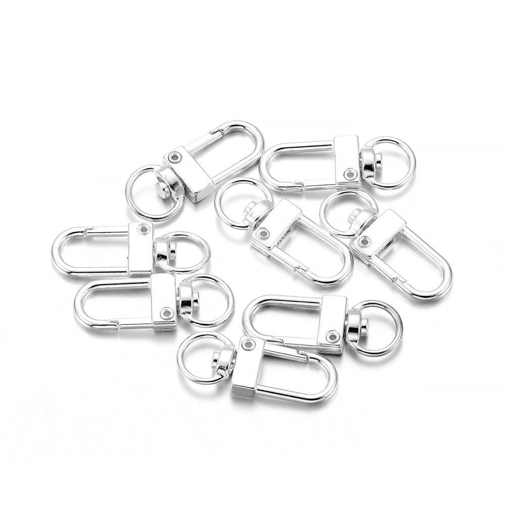 10pcs/pak Pengait Lobster Puta - Jewelry Making Essentials ulasan dan harga