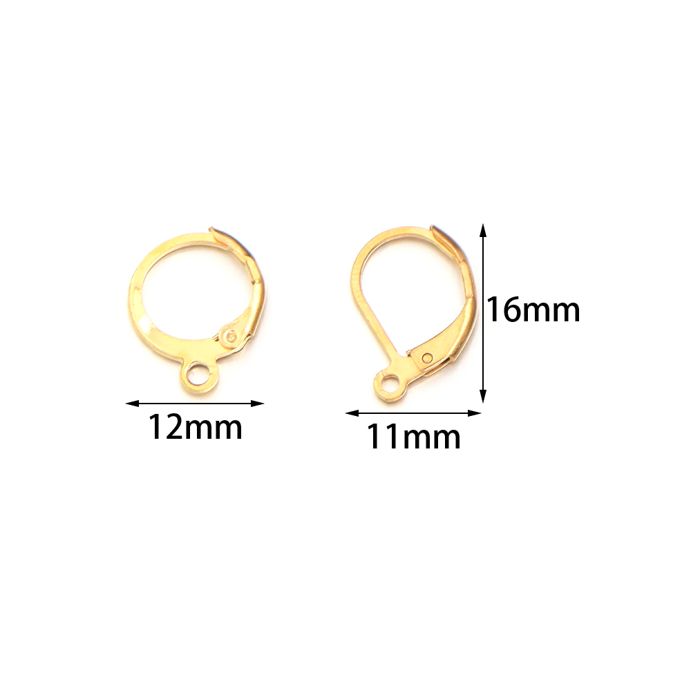 20 Buah/Lot Kait Telinga Baja  - Jewelry Making Essentials ulasan dan harga
