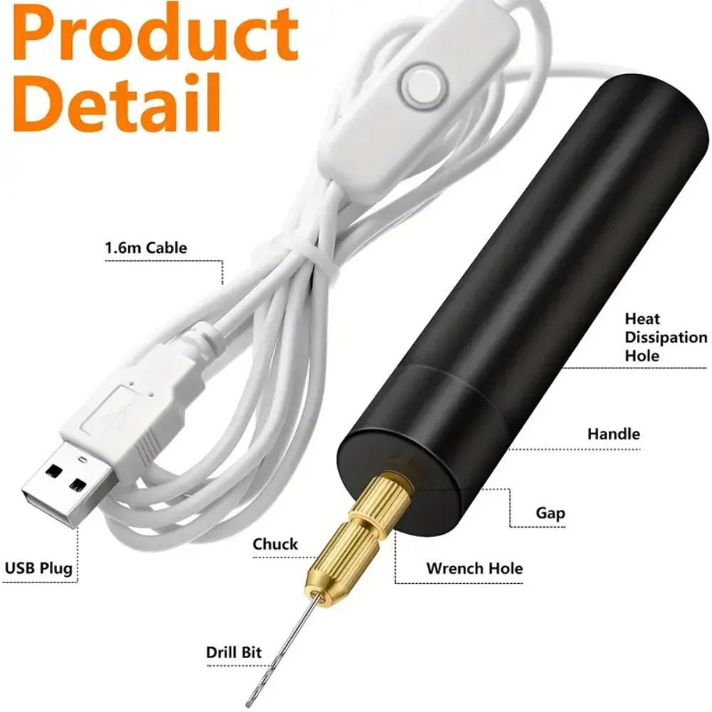 Bor Listrik Mini Bertenaga USB - Jewelry Making Rotary Tool ulasan dan harga