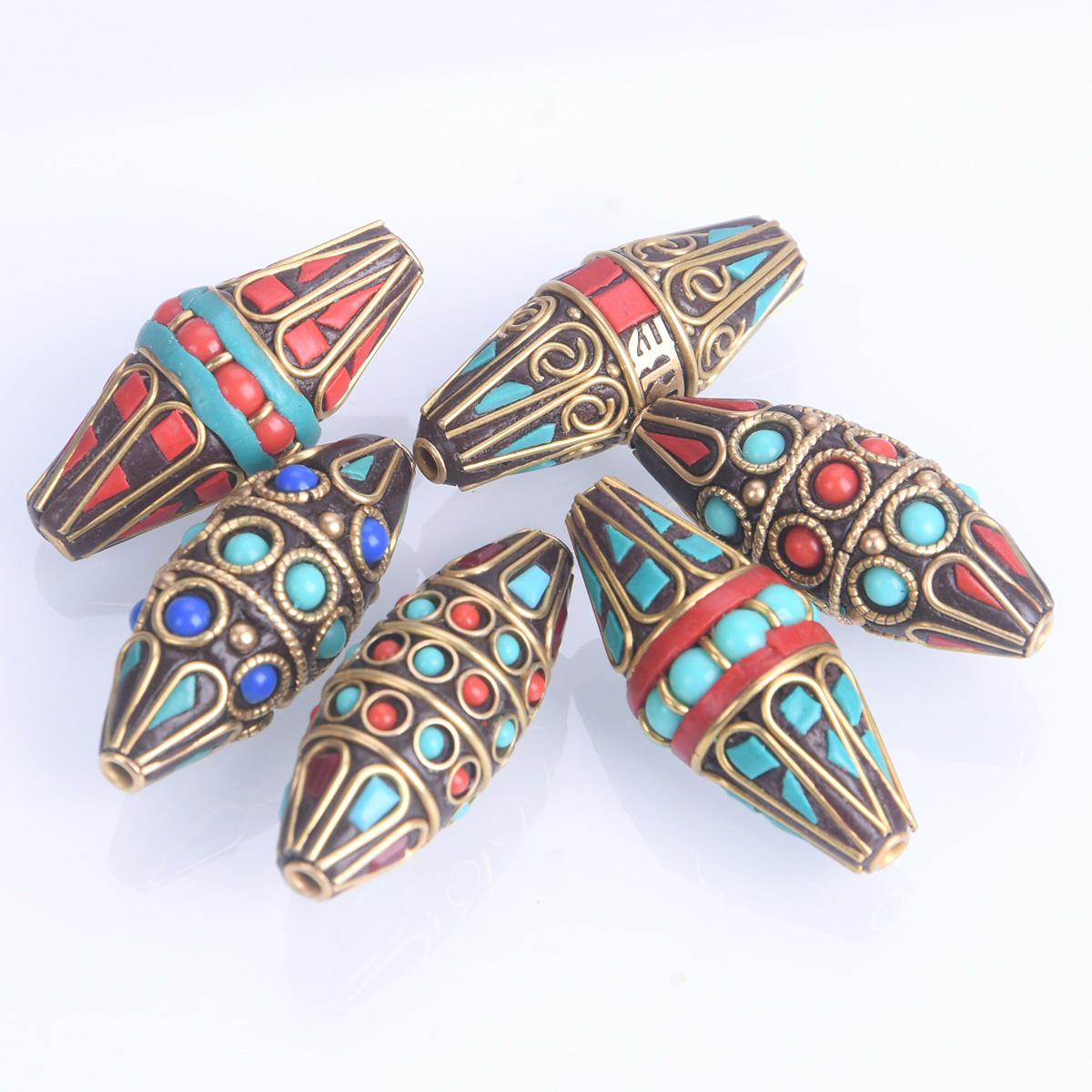 1pcs Manik-manik Oval Bicone 3 - Jewelry Making In Clay ulasan dan harga