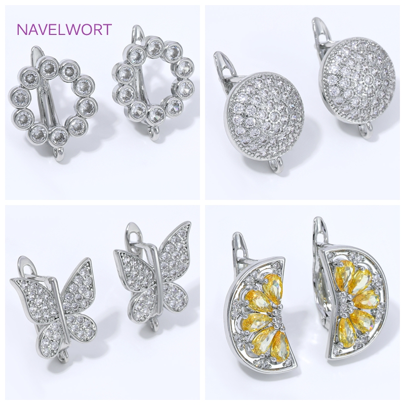 Perlengkapan Anting Bentuk Kip - Jewelry Making Essentials ulasan dan harga