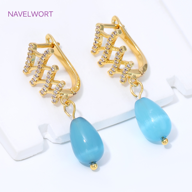 Perlengkapan Anting Bentuk Kip - Jewelry Making Essentials ulasan dan harga