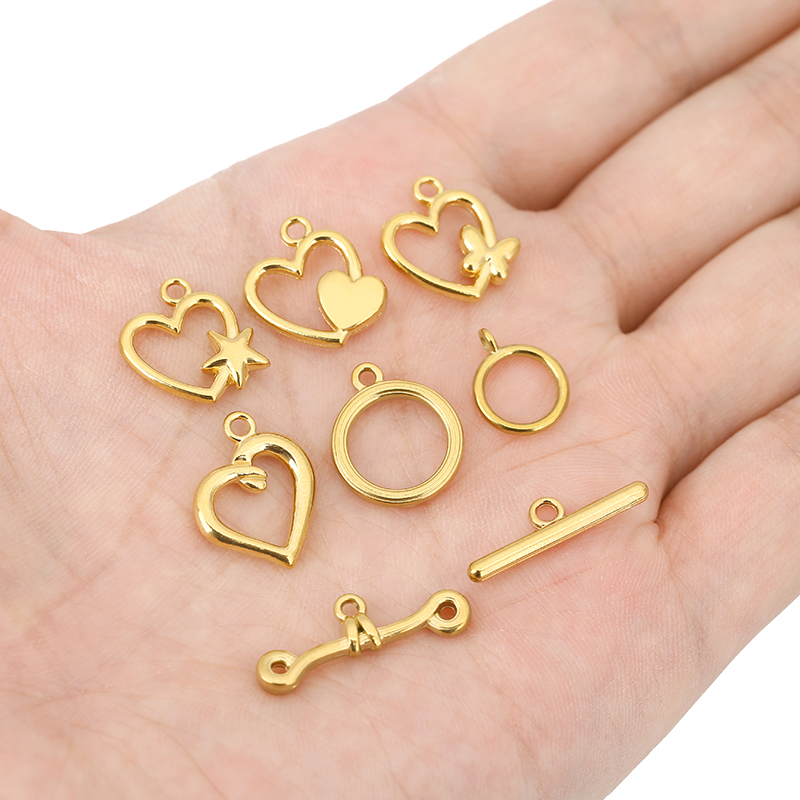 5 Set Kait Pengait Gelang Baja - Jewelry Making Brass ulasan dan harga