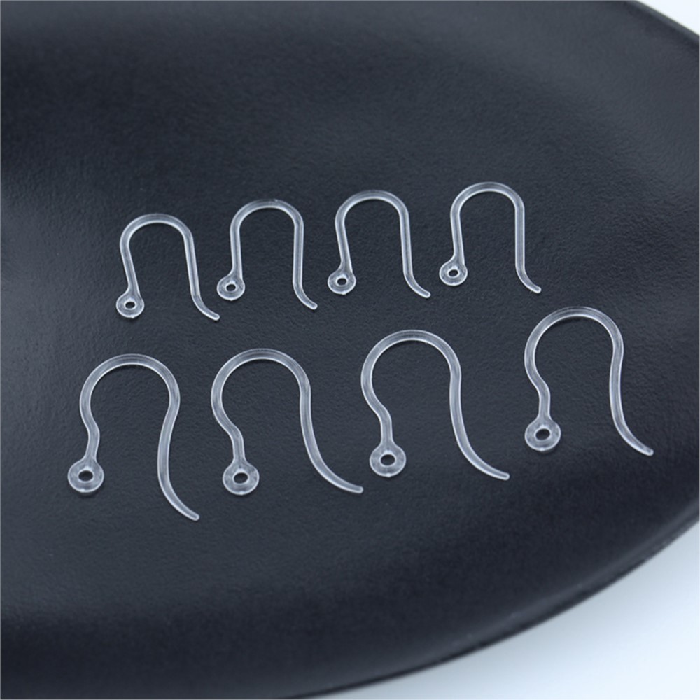 40 pcs Pengait Anting Plastik  - Jewelry Making Essentials ulasan dan harga