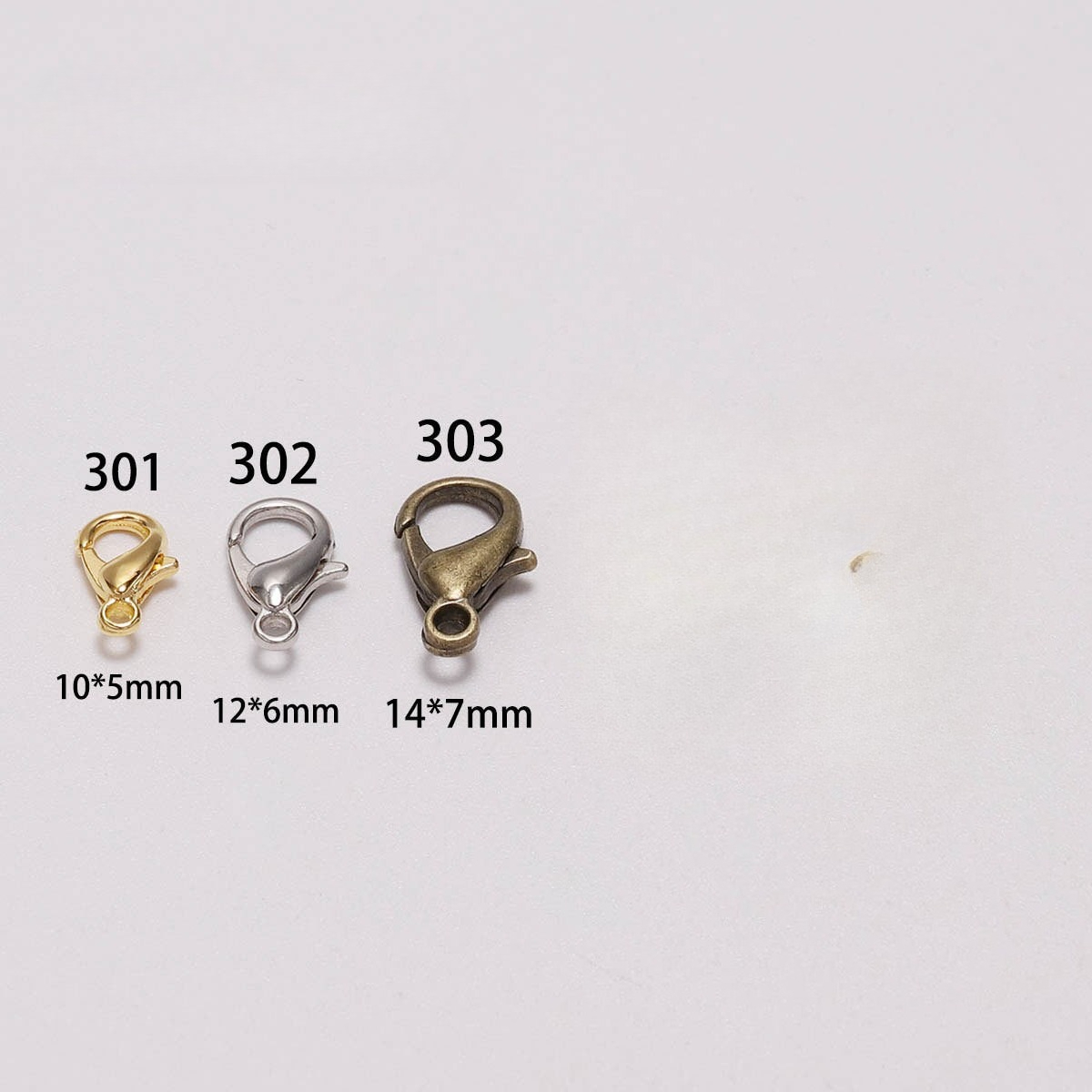 100pcs 9 12 14mm Pengait Lobst - Jewelry Making Brass ulasan dan harga