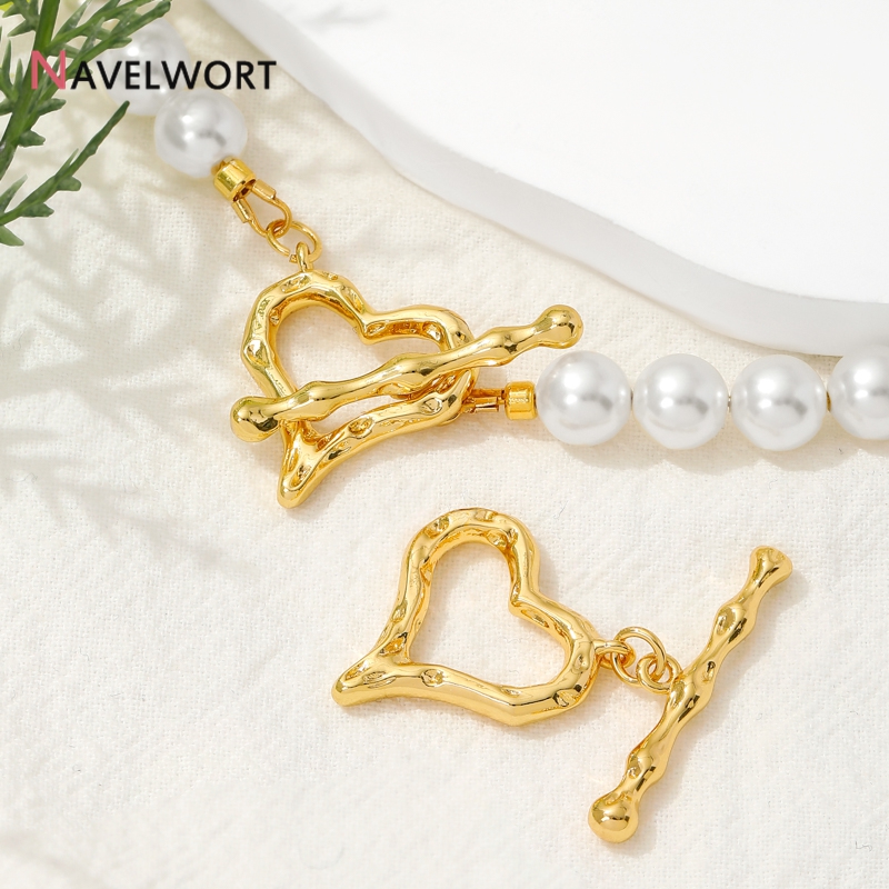Kait Penghubung Bentuk Hati Be - Jewelry Making Brass ulasan dan harga