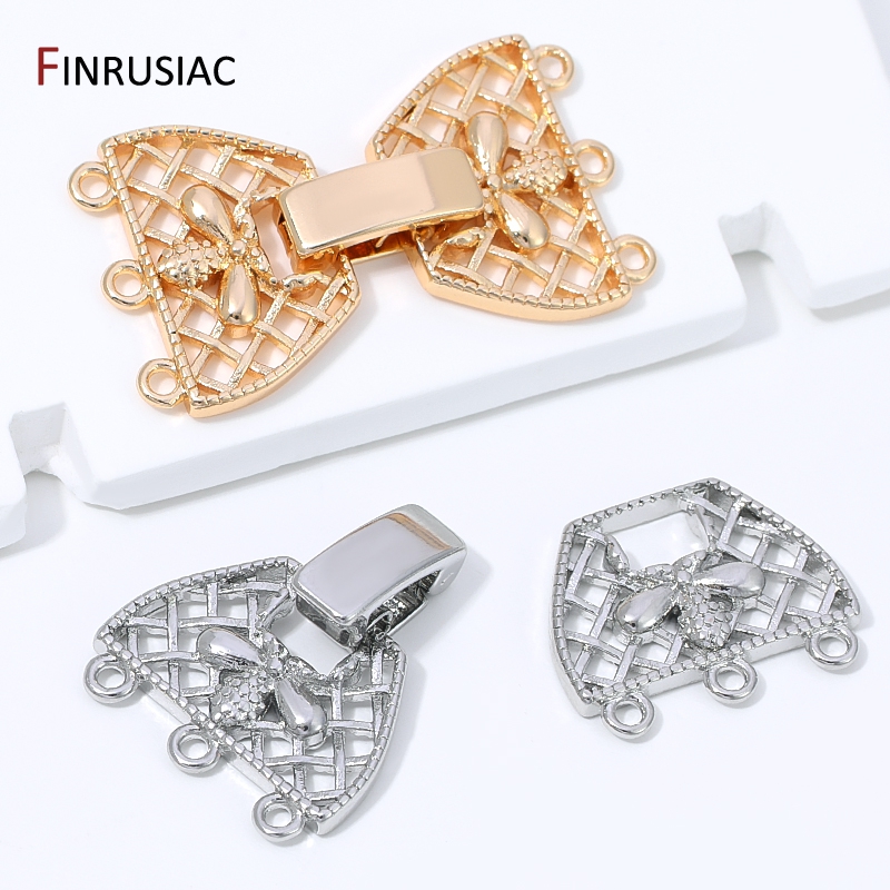 Konektor Kancing Mutiara 3 Bar - Jewelry Making Essentials ulasan dan harga
