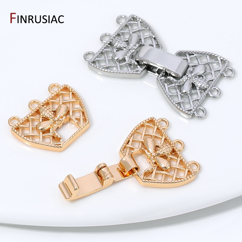 Konektor Kancing Mutiara 3 Bar - Jewelry Making Essentials ulasan dan harga