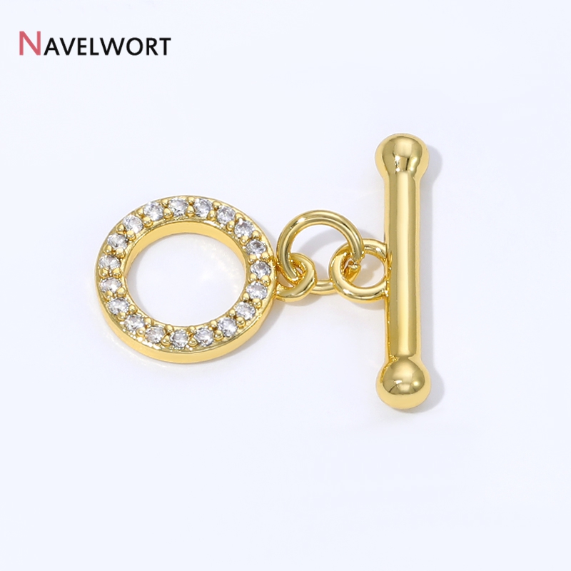 Konektor Kancing Emas 18K Lapi - Jewelry Making Essentials ulasan dan harga