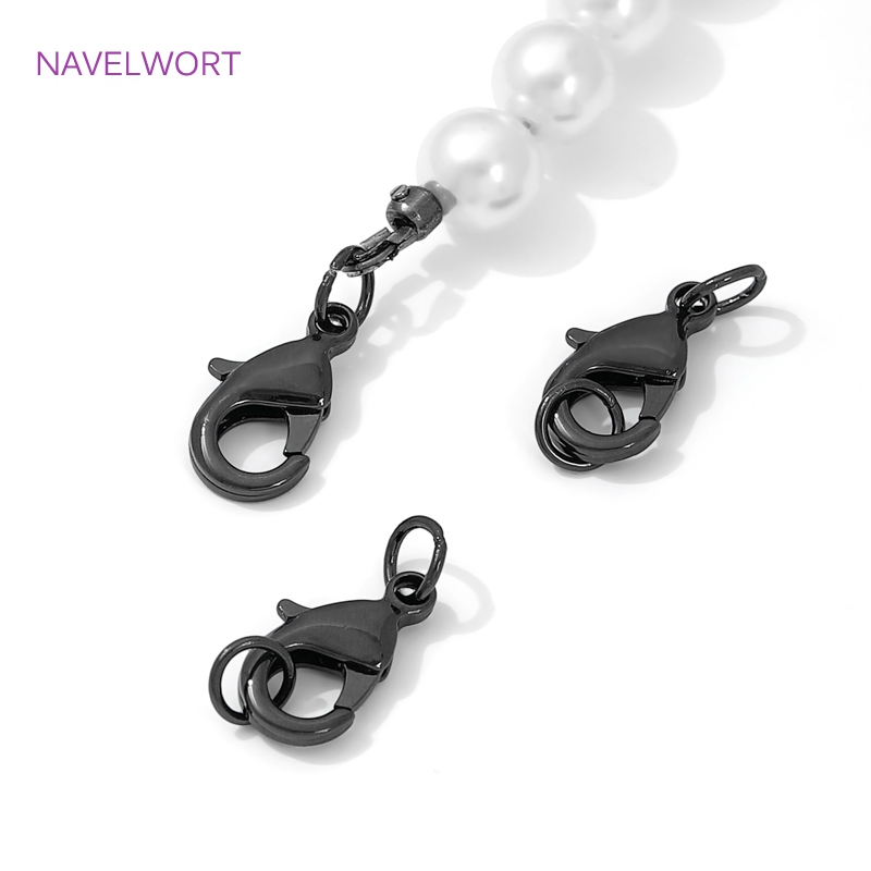 Warna Hitam Kuningan Lobster G - Jewelry Making Essentials ulasan dan harga