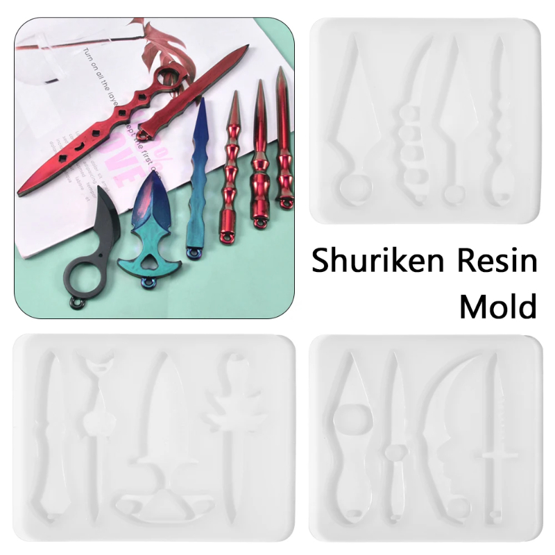 Cetakan Silikon Bintang Ninja  - Jewelry Making Techniques ulasan dan harga